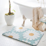 Bathroom Mat Nordic Fluffy Carpet & Rug Bathroom Floor Floral