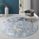 Modern Nordic Soft Round Carpets for Living Room, Bedroom Abstract Rug