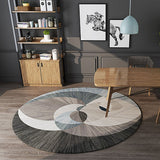 Nordic Geometric Pattern Round for Bedroom and Living Room