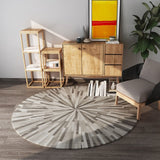 Nordic Geometric Pattern Round for Bedroom and Living Room