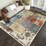 Carpet Retro Geometric Pattern Home Floor Mats Fashion Living Room