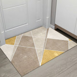 Geometric Entrance Door Mat, Bathroom, and Kitchen