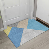 Geometric Entrance Door Mat, Bathroom, and Kitchen