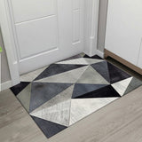 Geometric Entrance Door Mat, Bathroom, and Kitchen