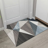 Geometric Entrance Door Mat, Bathroom, and Kitchen