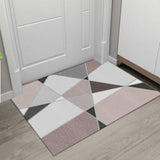 Geometric Entrance Door Mat, Bathroom, and Kitchen