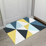 Geometric Entrance Door Mat, Bathroom, and Kitchen