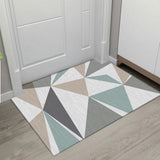 Geometric Entrance Door Mat, Bathroom, and Kitchen