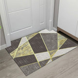 Geometric Entrance Door Mat, Bathroom, and Kitchen