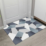 Geometric Entrance Door Mat, Bathroom, and Kitchen