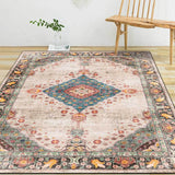 Persian Style Bedroom Bedside Area Rugs Retro Geometric Floral Printed