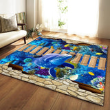 Nordic Carpets Soft Flannel 3D Printed Floor Area Rug