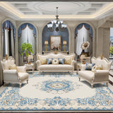 Floral Carpets for Living Room & Home Thick Bedroom Rug Decorative