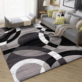 Nordic Abstract Living Room Carpet & Brief Bedroom Thick Lamb Velvet