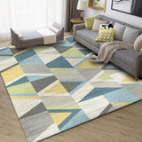 Nordic Abstract Living Room Carpet & Brief Bedroom Thick Lamb Velvet