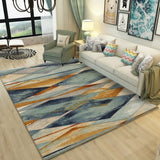 Nordic Abstract Living Room Carpet & Brief Bedroom Thick Lamb Velvet