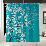 Floral Bathmat and Shower Curtain Set Shower Curtain Hooks Bath Rugs