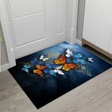 Nordic Style Home Entrance Door Mat and Bathroom Floor Carpets