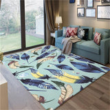 Modern Abstract Living Room & Floor Mat Carpet Geometric Style