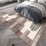 Modern Abstract Living Room & Floor Mat Carpet Geometric Style