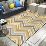 Modern Abstract Living Room & Floor Mat Carpet Geometric Style