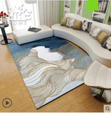 Shaggy Floor Rug Modern Carpet Mat Living Room & Bedroom