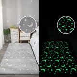 Luminous Carpet for Living Room Plush Rug Children Bedroom Floor Mat