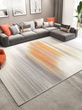 Nordic Bright Orange Living Room Carpets & Soft Thick Bedroom Rugs