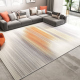 Nordic Bright Orange Living Room Carpets & Soft Thick Bedroom Rugs