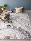 Nordic Modern Thick Living Room Carpet, Rug Abstract Bay Pattern