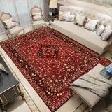 Persian Carpet Retro Area Rug Anti-Slip Bedroom Decor Ethnic Carpets