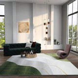 Abstract Living Room Carpet Thicken Rugs for Bedroom