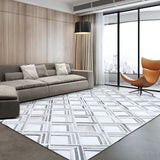 Geometric Cowhide Skin Rug For Living Room And Decoration Home Carpet