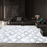 Geometric Cowhide Skin Rug For Living Room And Decoration Home Carpet