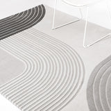 Modern Line Rugs Nordic Polypropylene Carpets Floor Mat Anti-slip