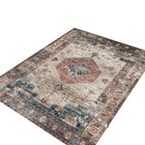 Area Rug Vintage Home Carpets For Living Room Bedroom Free Anti Slip Bottom