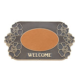 Noble Luxury Entrance Door Mat Hallway Rug Anti-Slip Dirt-Resistant Rose Rubber