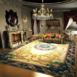 Floral Wool Carpets For Living Room And Decoration Bedroom Carpet